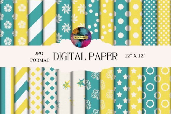 Download Citrus Burst Patterned Paper Pack - Patterned paper Collection