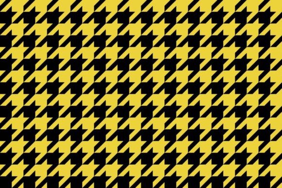 Download Yellow and Black Houndstooth Pattern - Premium Resources