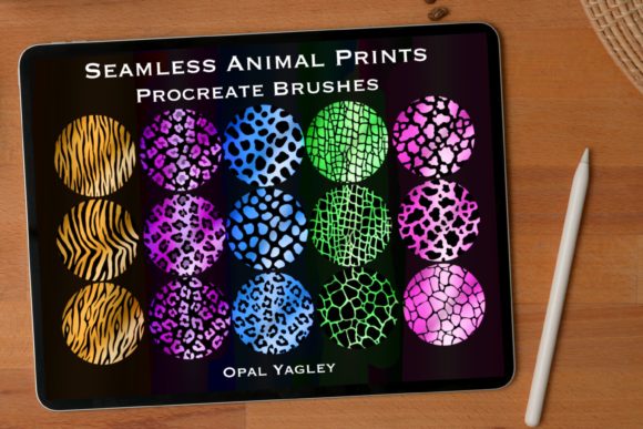 Download 15 Animal Skins Seamless Procreate Brush - Animal skins Collection