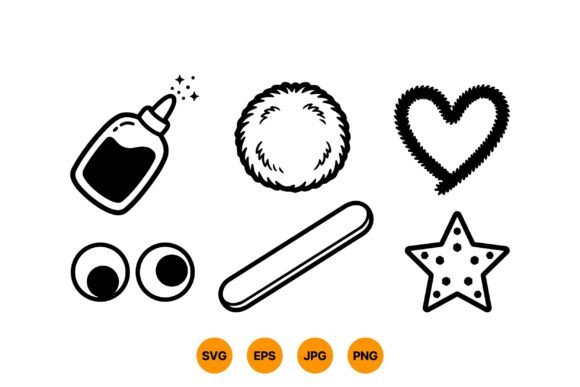 Download Cute Craft Supplies Clipart - Craft supplies Collection