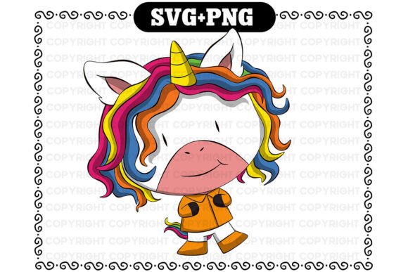 Download Kawaii Unicorn Svg and Png - Kawaii unicorn Collection