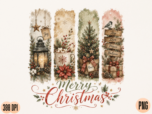 Download Rustic Merry Christmas Lantern PNG - Merry Collection