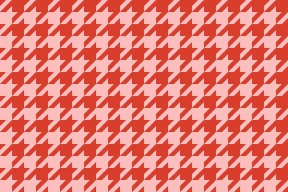 Download Seamless Red Houndstooth Pattern - Premium Resources