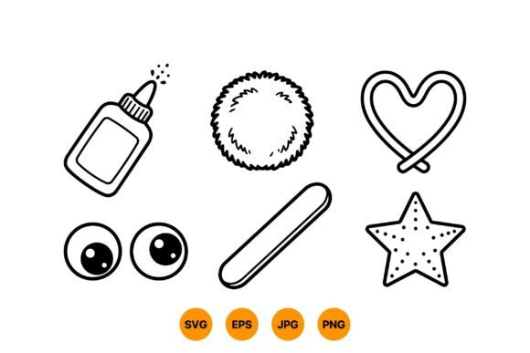 Download Cute Craft Supplies Clipart - Craft supplies Collection