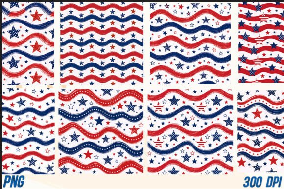 Download Stars and Stripes Background Seamless - Star Collection
