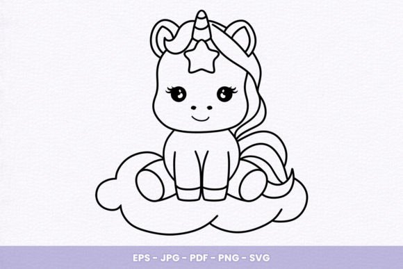 Download Kawaii Unicorn Coloring Page - Kawaii unicorn Collection