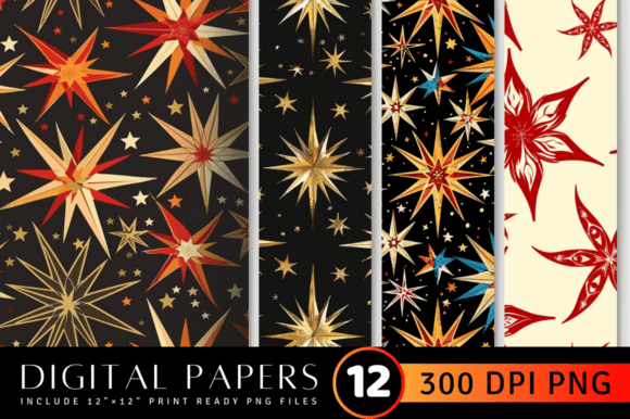 Download Christmas Stars Pattern - Star Collection