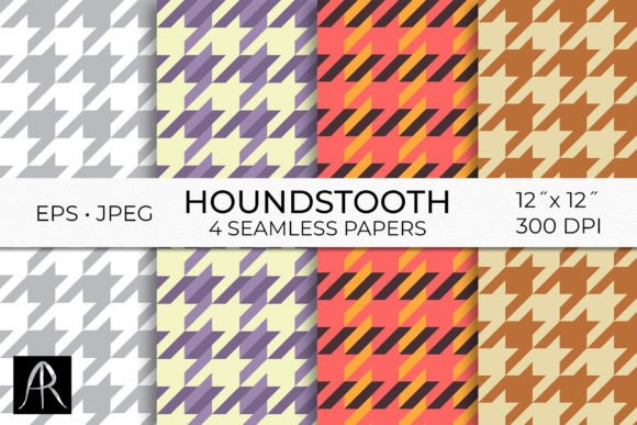 Download Houndstooth Digital Papers - Premium Resources