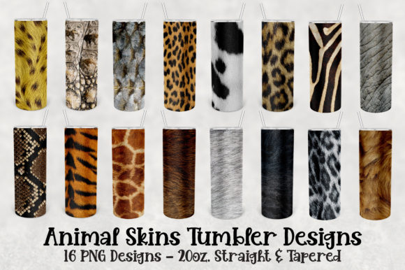 Download Animal Skins Tumbler Sublimation Bundle - Animal skins Collection