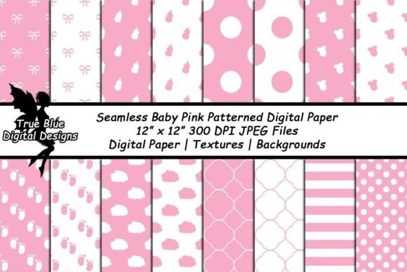 Download Seamless Baby Pink Patterned Paper - Patterned paper Collection