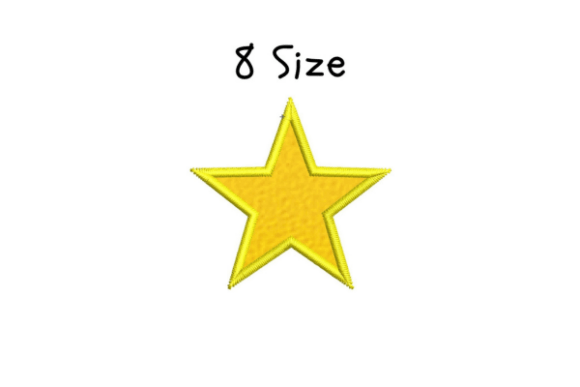 Download Star Applique Embroidery Design - Star Collection
