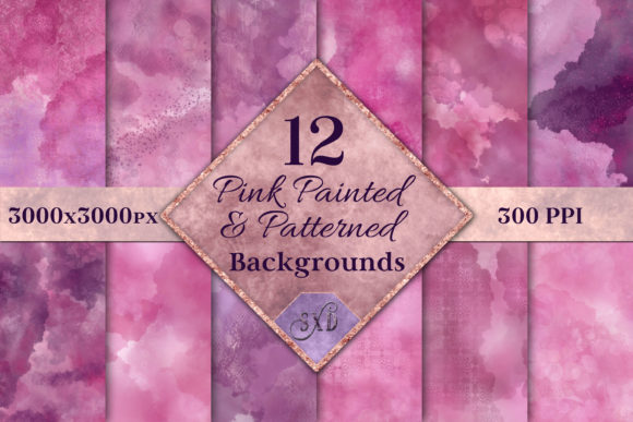 Download Pink Painted and Patterned Backgrounds - Patterned backgrounds Collection