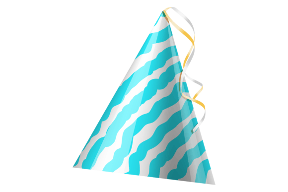 Download Patterned Party Hat. Realistic Festive P - Patterned Collection