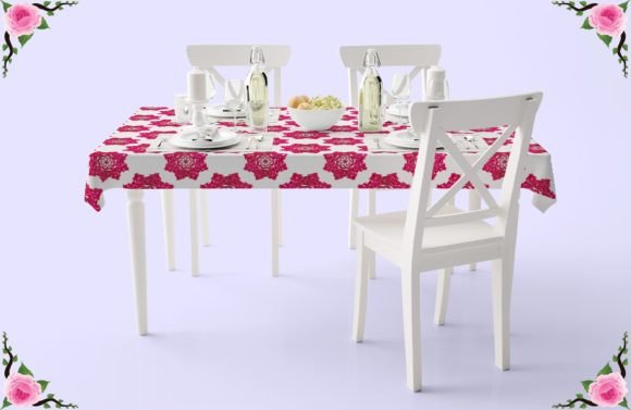 Download Dining Table Cloth Design V136 - Table cloth Collection