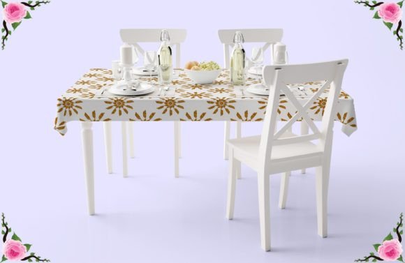 Download Dining Table Cloth Design V219 - Table cloth Collection