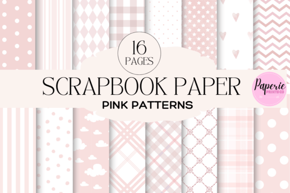 Download Pink Patterned Scrapbook Paper - Patterned Collection